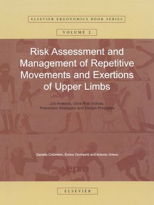 cover image of Risk Assessment and Management of Repetitive Movements and Exertions of Upper Limbs